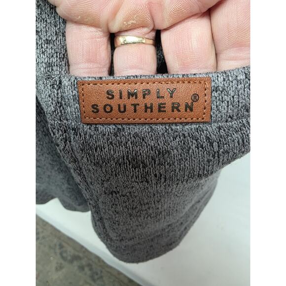 Simply Southern Mercantile Jacket Women's Large Gray - Picture 5 of 12